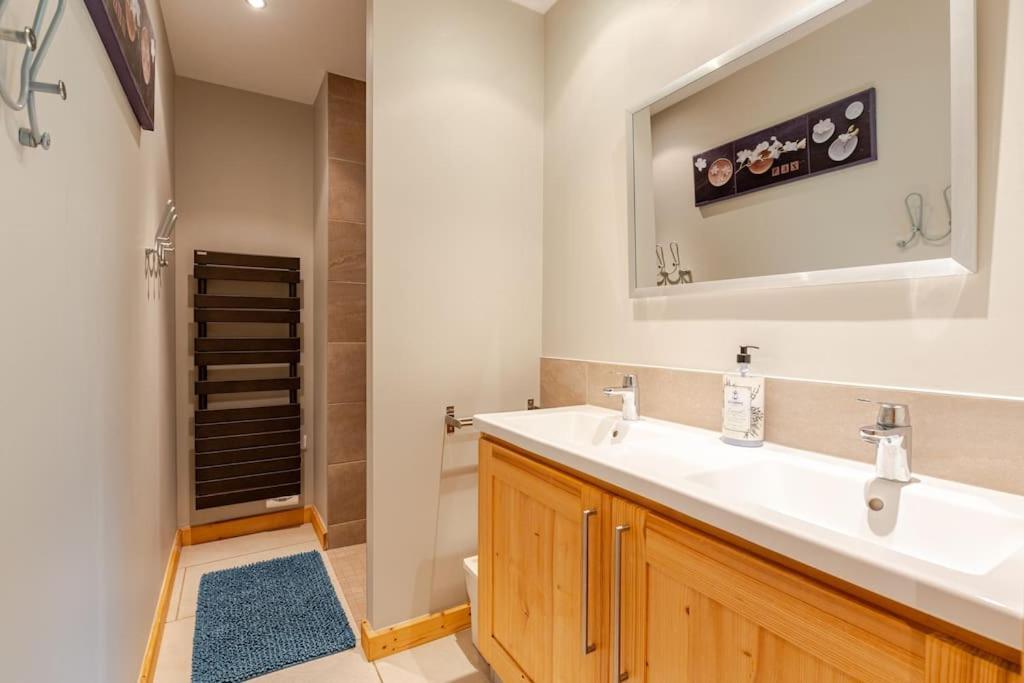 Appartement En Chalet Individuel Sauna Piscine Valmeinier Exteriör bild